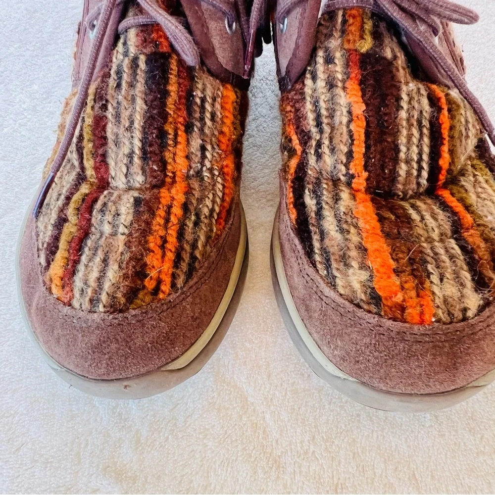 MERRELL PECHORA WESTERN WOOL CHUKKA BOOTS SHERPA ANKLE LACE UP SIZE 9